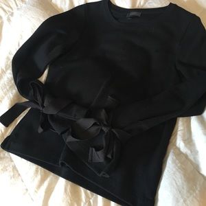 J. Crew tie sleeve sweatshirt XXS